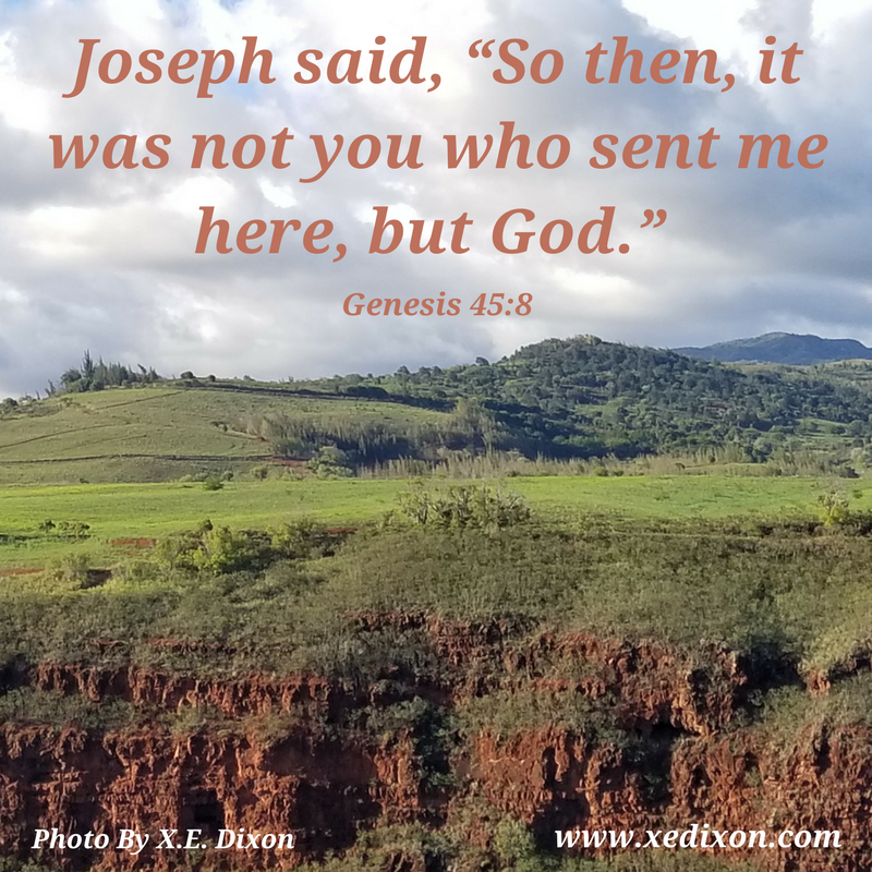 MEME - Genesis 45 v 8 - Jan 22, 2018 Blog Post - Honoring God When Loving Family Ain't Easy